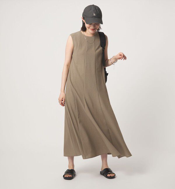 UNITED ARROWS green label relaxing「［size SHORT/TALLあり］ドライクロス ワンピース マシンウォッシャブル 通気性」|ワンピース|