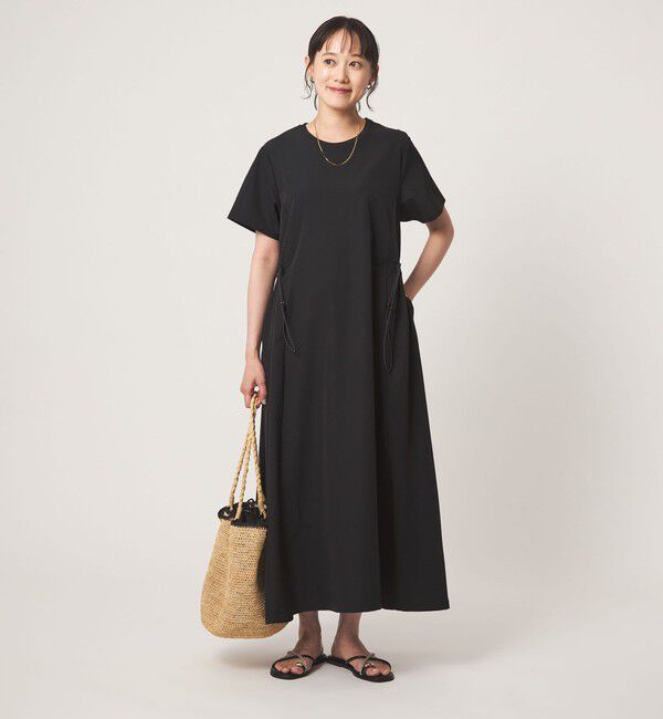 UNITED ARROWS green label relaxing「【別注】＜RUSSELL ATHLETIC＞ SHELTECH ワンピース」|ワンピース|BLACK