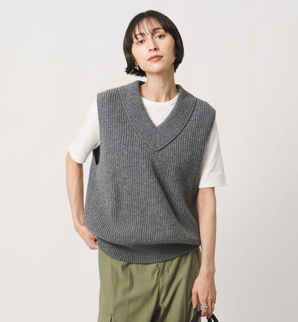 UNITED ARROWS「５分袖 コットン フライス Tシャツ」|Tシャツ・カットソー|