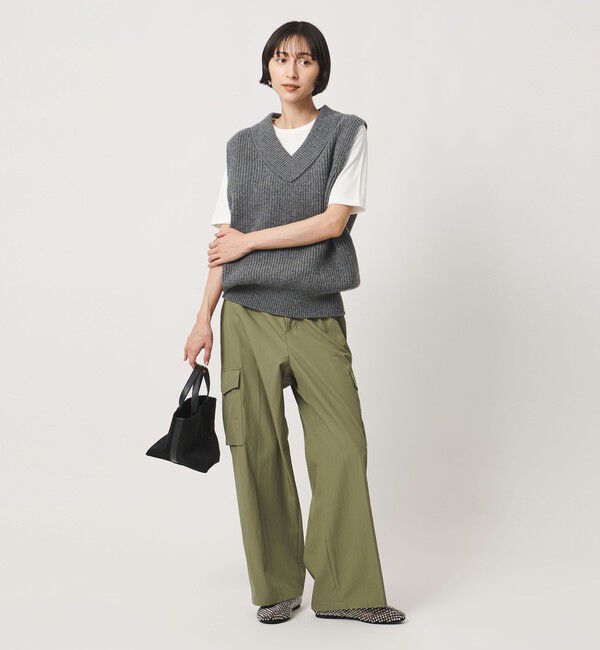 UNITED ARROWS「５分袖 コットン フライス Tシャツ」|Tシャツ・カットソー|