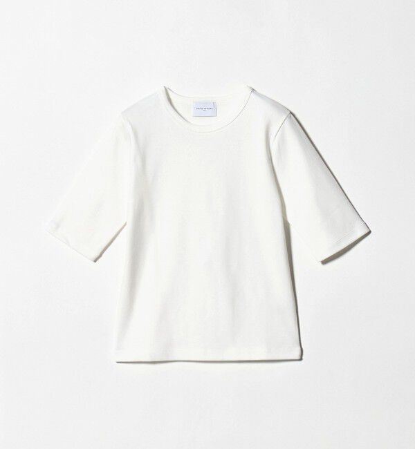 UNITED ARROWS「５分袖 コットン フライス Tシャツ」|Tシャツ・カットソー|