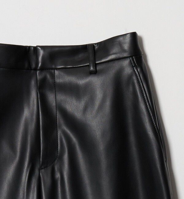 UNITED ARROWS「レザーライク ワイドパンツ‐ウォッシャブル‐」|その他|