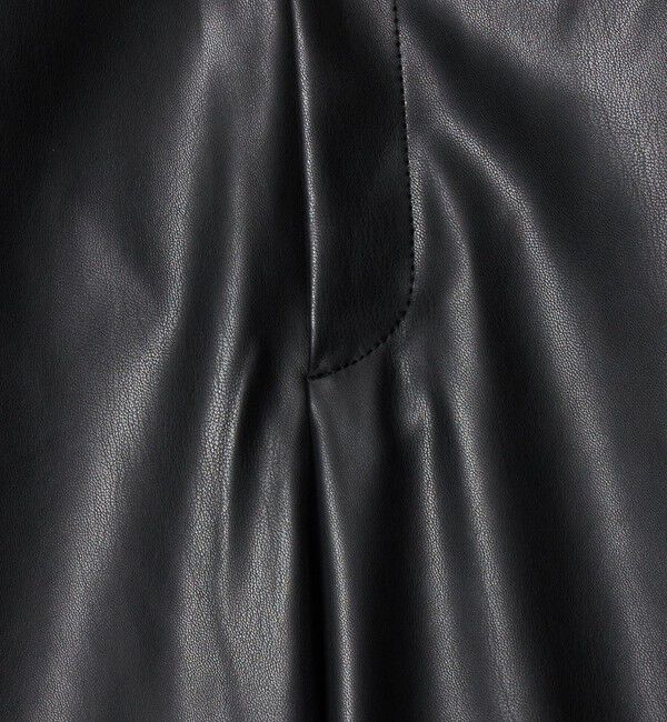 UNITED ARROWS「レザーライク ワイドパンツ‐ウォッシャブル‐」|その他|