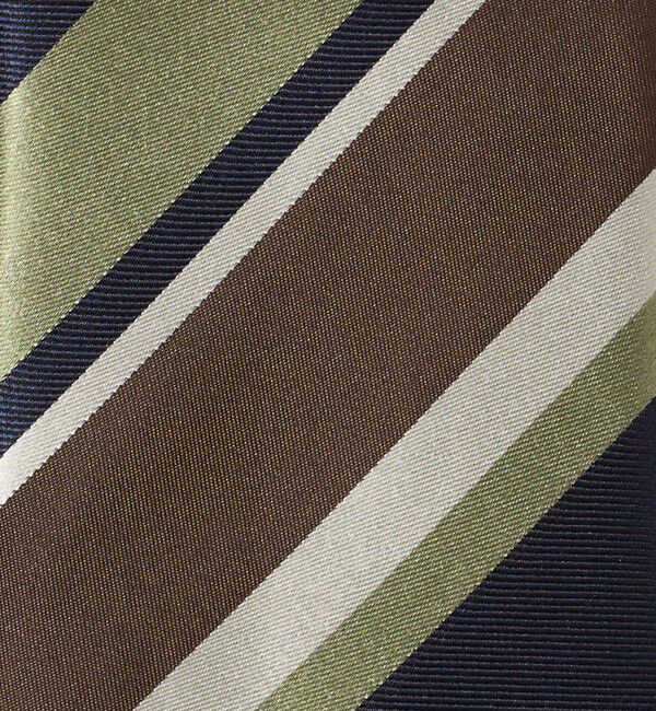 UNITED ARROWS green label relaxing「GLR シルク4 8.0cm ストライプ2 ネクタイ」|ネクタイ・蝶ネクタイ|