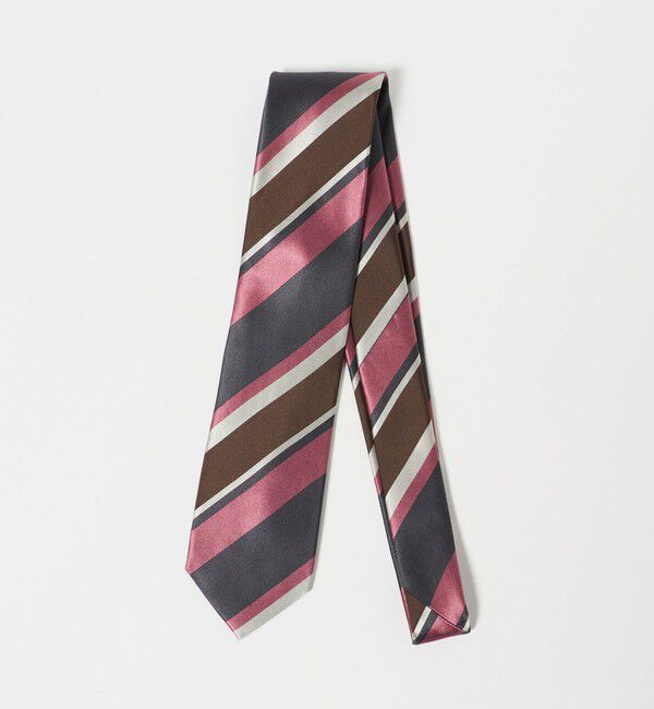 UNITED ARROWS green label relaxing「GLR シルク4 8.0cm ストライプ2 ネクタイ」|ネクタイ・蝶ネクタイ|