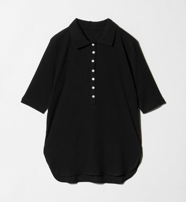 UNITED ARROWS green label relaxing「【WEB限定】＜at ease＞シアーテレコ エリツキ カットソー」|Tシャツ・カットソー|