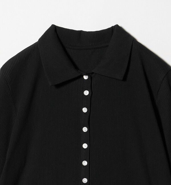 UNITED ARROWS green label relaxing「【WEB限定】＜at ease＞シアーテレコ エリツキ カットソー」|Tシャツ・カットソー|