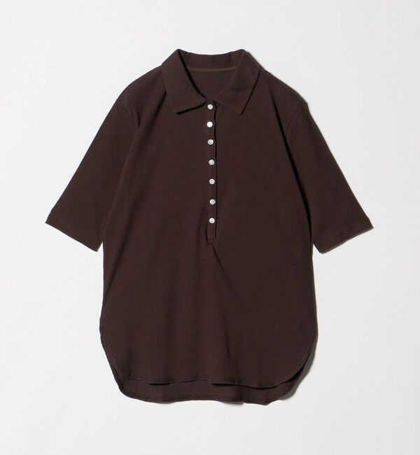 UNITED ARROWS green label relaxing「【WEB限定】＜at ease＞シアーテレコ エリツキ カットソー」|Tシャツ・カットソー|