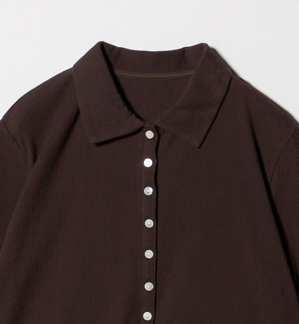 UNITED ARROWS green label relaxing「【WEB限定】＜at ease＞シアーテレコ エリツキ カットソー」|Tシャツ・カットソー|