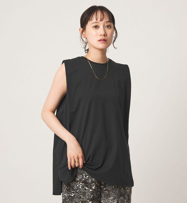 UNITED ARROWS green label relaxing「【別注】＜RUSSELL ATHLETIC＞SHELTECH Tシャツ」|Tシャツ・カットソー|BLACK