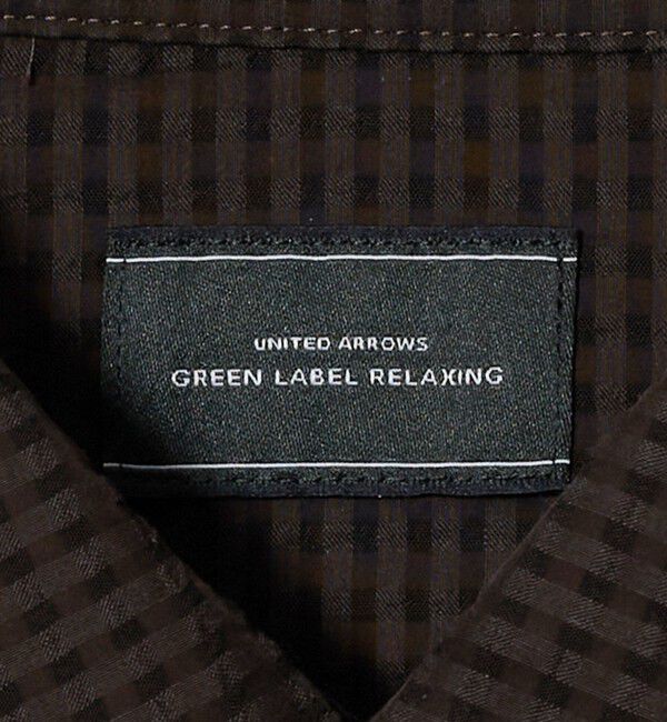 UNITED ARROWS green label relaxing「シアー ギンガムチェック ジャストルーズ 半袖 シャツ」|シャツ・ブラウス|