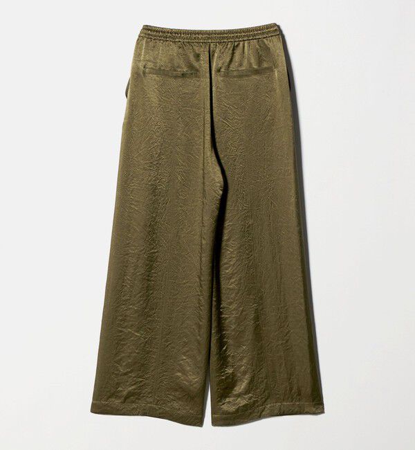 BEAUTY&YOUTH UNITED ARROWS「アセテートサテン ワイド イージーパンツ ウォッシャブル」|その他|