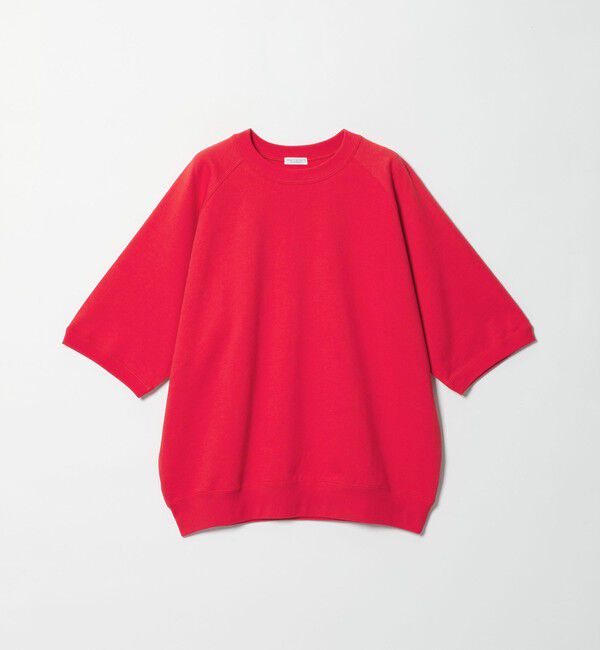 BEAUTY&YOUTH UNITED ARROWS「【WEB限定】ラグラン ショートスリーブ スウェット	」|Tシャツ・カットソー|RED
