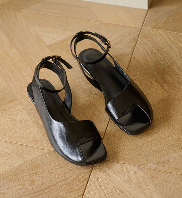 BEAUTY&YOUTH UNITED ARROWS「サムフリー アンクルストラップ サンダル」|サンダル|BLACK