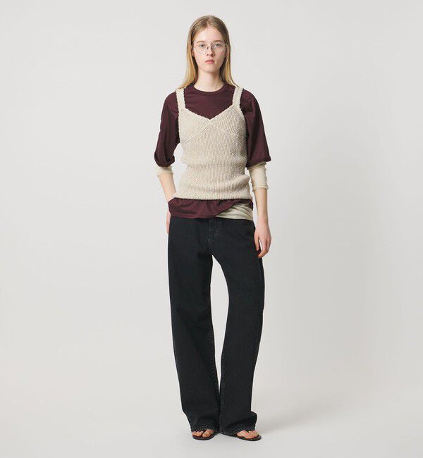 AEWEN MATOPH「＜AEWEN MATOPH＞ミックスヤーン ニット キャミソール BEIGE」|キャミソール|