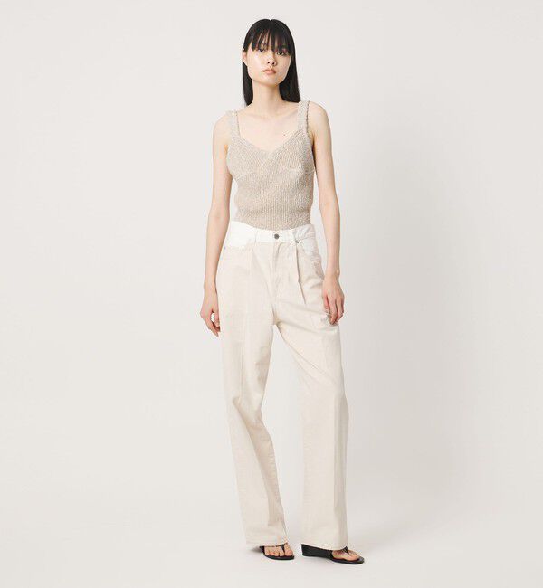AEWEN MATOPH「＜AEWEN MATOPH＞ミックスヤーン ニット キャミソール BEIGE」|キャミソール|