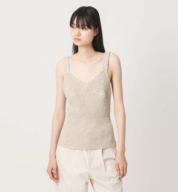 AEWEN MATOPH「＜AEWEN MATOPH＞ミックスヤーン ニット キャミソール BEIGE」|キャミソール|