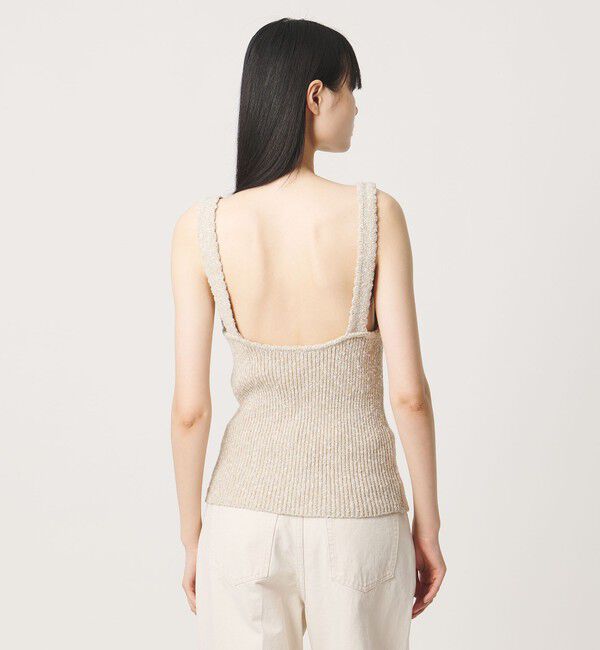 AEWEN MATOPH「＜AEWEN MATOPH＞ミックスヤーン ニット キャミソール BEIGE」|キャミソール|