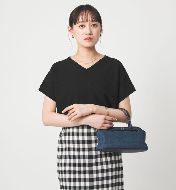 UNITED ARROWS green label relaxing「Vネック プルオーバー ニット ウォッシャブル 接触冷感 UVカット」|ニット・セーター|