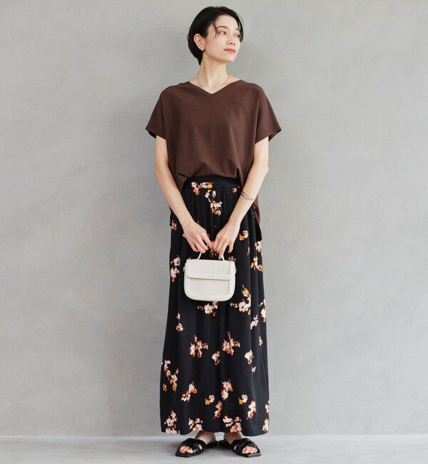 UNITED ARROWS green label relaxing「Vネック プルオーバー ニット ウォッシャブル 接触冷感 UVカット」|ニット・セーター|