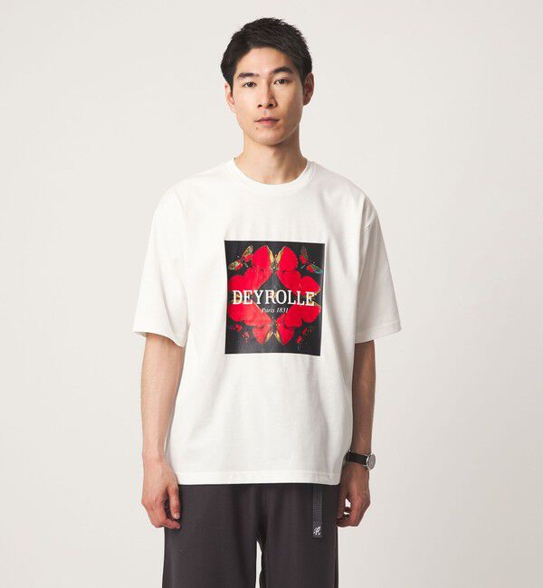 UNITED ARROWS green label relaxing「DEYROLLE GLR プリント クルーネック 半袖 Tシャツ」|Tシャツ・カットソー|