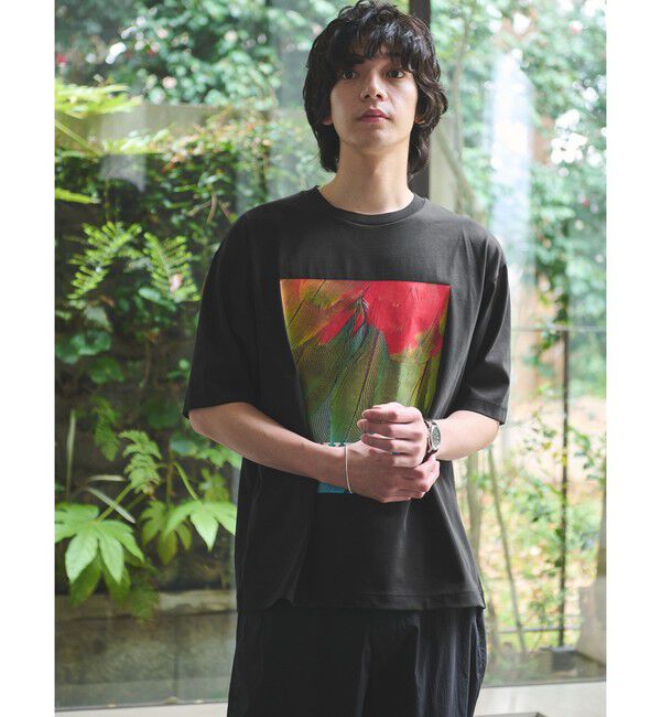 UNITED ARROWS green label relaxing「DEYROLLE GLR プリント クルーネック 半袖 Tシャツ」|Tシャツ・カットソー|
