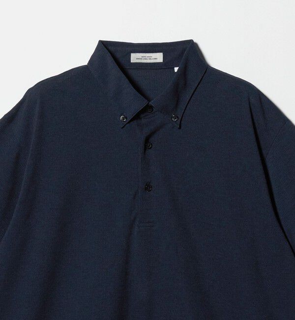 UNITED ARROWS green label relaxing「プライムフレックス ドット メッシュ ボタンダウン ビズポロ ポロシャツ -ストレッチ・吸水速乾・通気性-」|ポロシャツ|