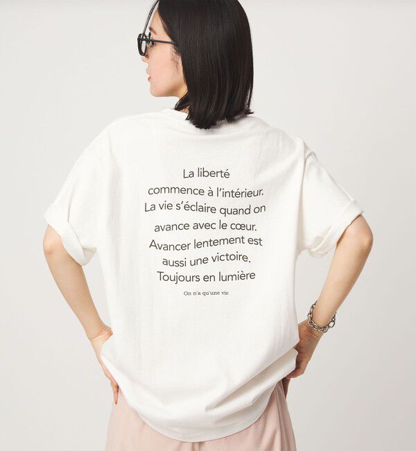 UNITED ARROWS green label relaxing「【WEB限定】＜at ease＞オーバー サイズ カットソー」|Tシャツ・カットソー|WHITE