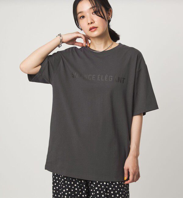 UNITED ARROWS green label relaxing「【WEB限定】＜at ease＞オーバー サイズ カットソー」|Tシャツ・カットソー|DK.GRAY