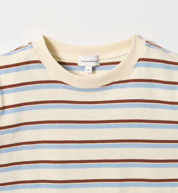 UNITED ARROWS green label relaxing「【スタメンシリーズ】ボーダー ノースリーブ Tシャツ / キッズ 100cm-160cm」|Tシャツ・カットソー|