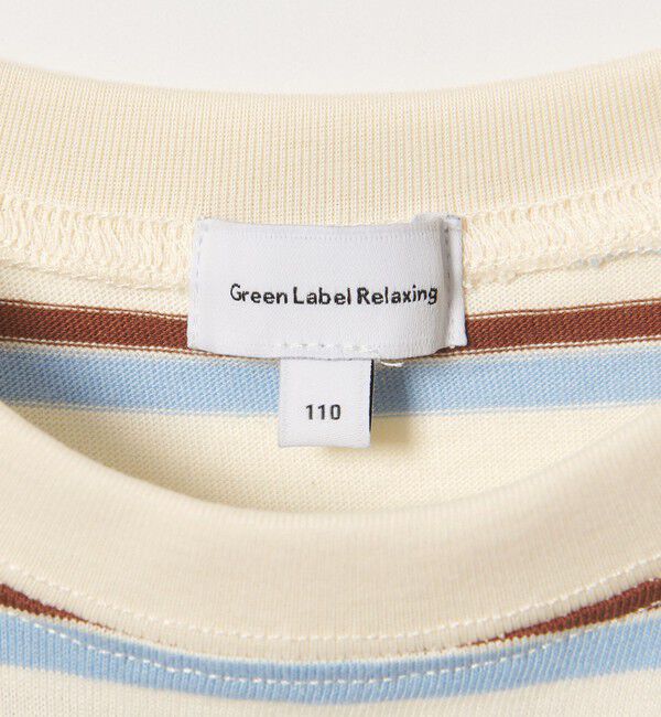 UNITED ARROWS green label relaxing「【スタメンシリーズ】ボーダー ノースリーブ Tシャツ / キッズ 100cm-160cm」|Tシャツ・カットソー|