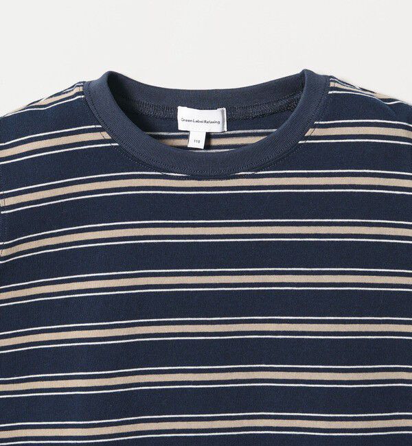 UNITED ARROWS green label relaxing「【スタメンシリーズ】ボーダー ノースリーブ Tシャツ / キッズ 100cm-160cm」|Tシャツ・カットソー|