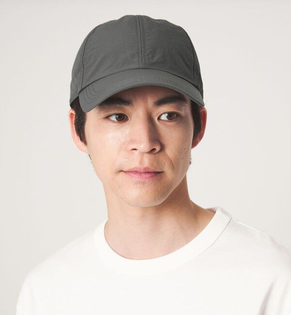 UNITED ARROWS green label relaxing「GLR ワッシャー キャップ ―ハンドウォッシャブル・UVカット―」|キャップ・キャスケット|DK.GRAY