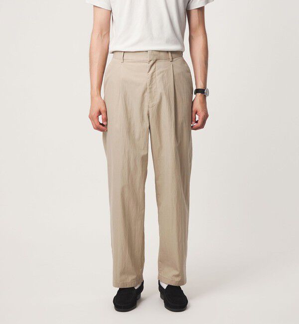 UNITED ARROWS green label relaxing「コットン ナイロン ツイル  GJ 1P ワイド パンツ W3」|その他|