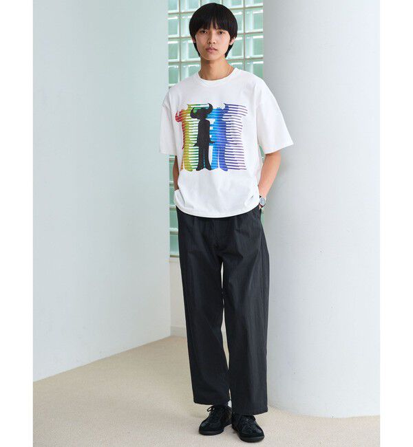 UNITED ARROWS green label relaxing「コットン ナイロン ツイル  GJ 1P ワイド パンツ W3」|その他|