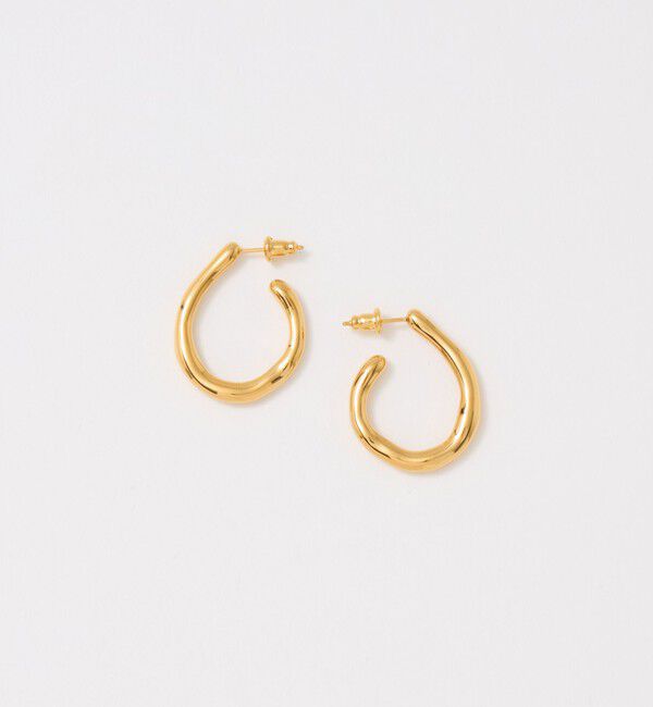UNITED ARROWS green label relaxing「メルティ フープピアス」|ピアス|GOLD