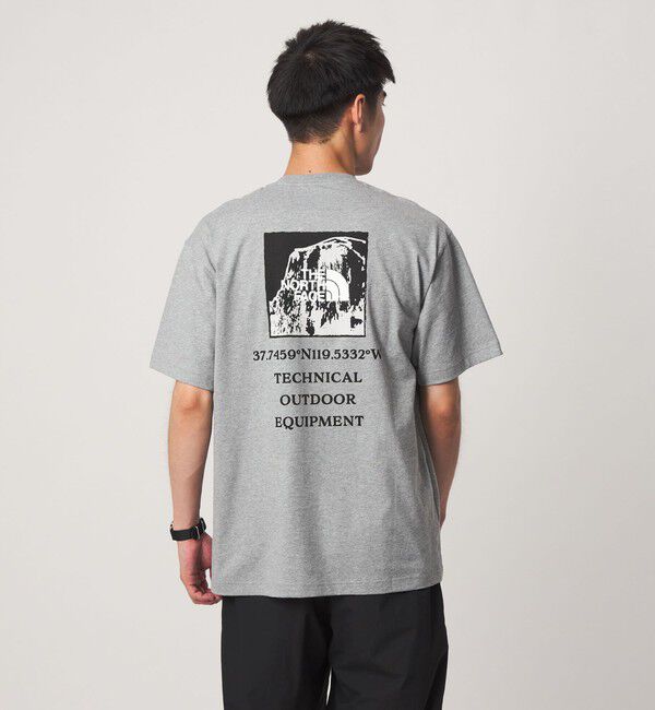 UNITED ARROWS green label relaxing「【WEB限定】＜THE NORTH FACE＞ハーフドーム スクエア ロゴ 半袖 Tシャツ」|Tシャツ・カットソー|MD.GRAY