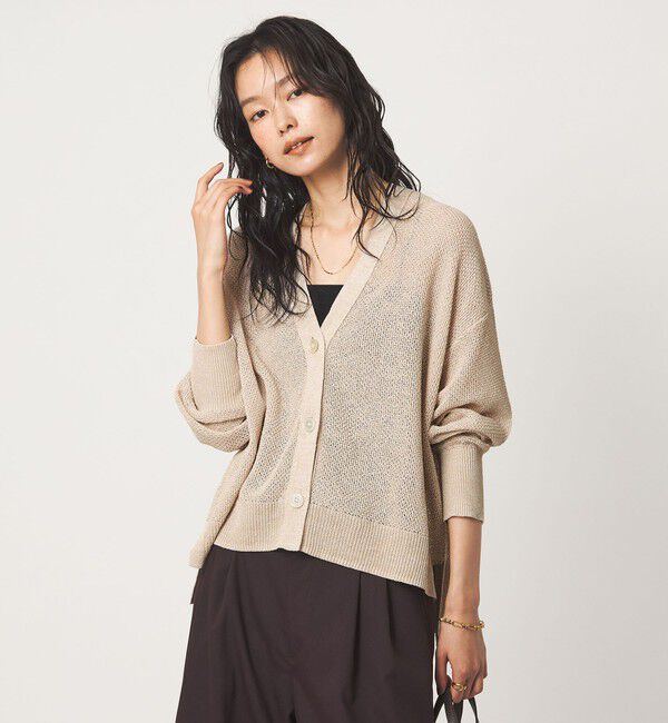 UNITED ARROWS green label relaxing「メランジ ニット カーディガン」|カーディガン|NATURAL