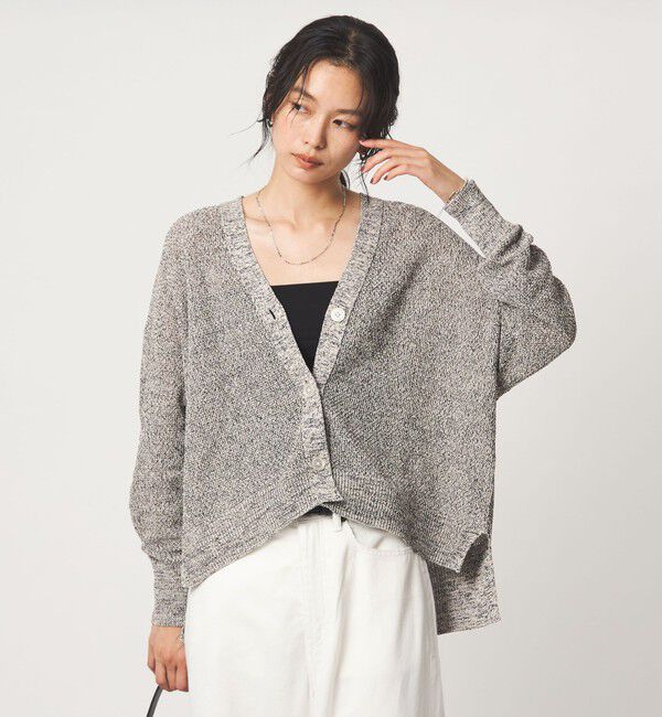UNITED ARROWS green label relaxing「メランジ ニット カーディガン」|カーディガン|NAVY