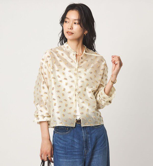 UNITED ARROWS green label relaxing「ジャガード シャツ」|シャツ・ブラウス|