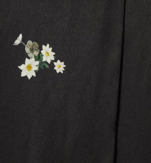 EMMEL REFINES「＜EMMEL REFINES＞EM フラワープリント ラップライク パンツ」|チノ|