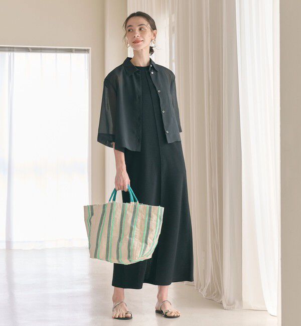 BEAUTY&YOUTH UNITED ARROWS「ポリエステル オーガンジー シャツ ウォッシャブル」|シャツ・ブラウス|