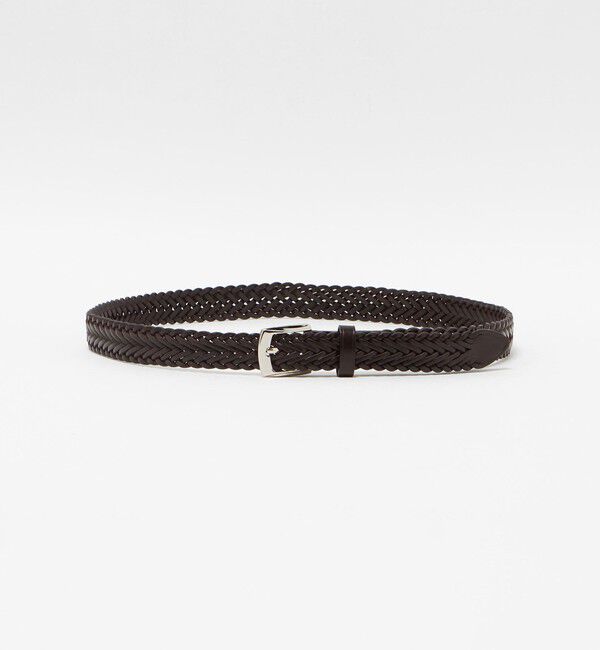 BEAUTY&YOUTH UNITED ARROWS「レザー メッシュ ベルト 25mm」|ベルト|