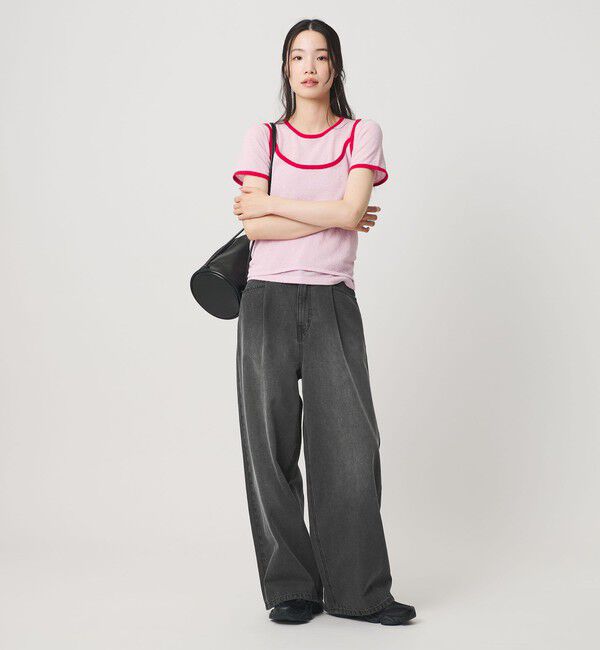 BEAUTY&YOUTH UNITED ARROWS「【WEB限定】タックワイド デニムパンツ」|デニム|