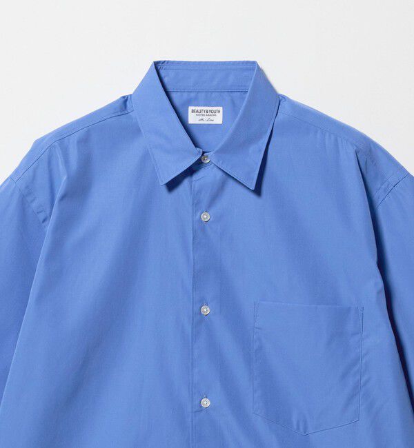BEAUTY&YOUTH UNITED ARROWS「HI-LINE 120/2 ブロード レギュラー ショートスリーブ シャツ」|シャツ・ブラウス|