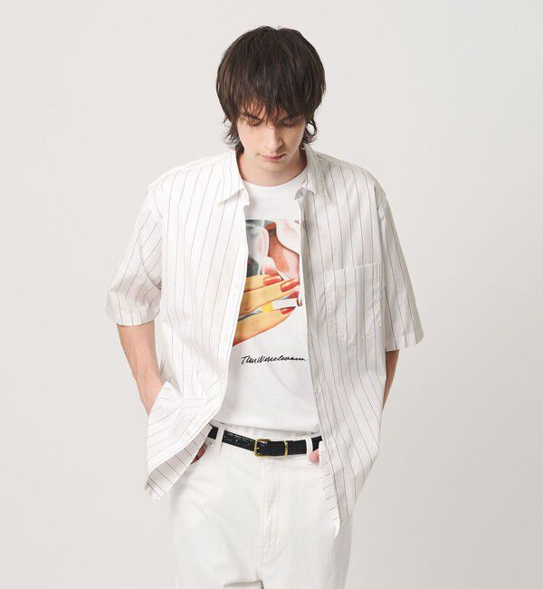 BEAUTY&YOUTH UNITED ARROWS「HI-LINE 120/2 ブロード レギュラー ショートスリーブ シャツ」|シャツ・ブラウス|
