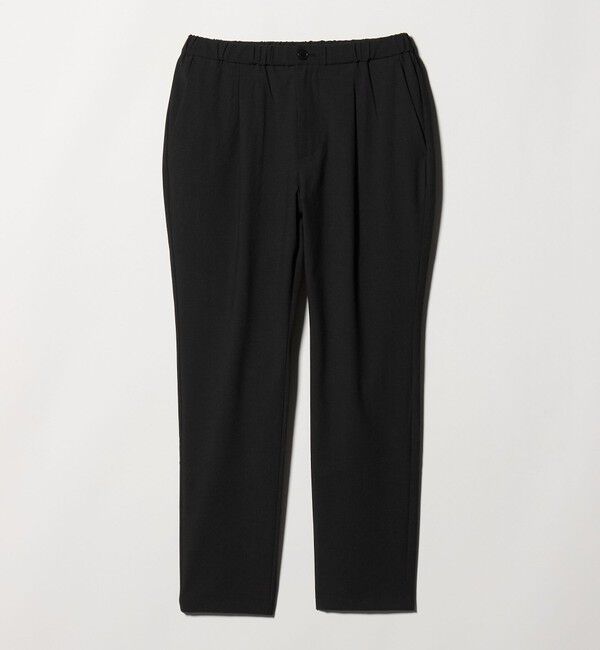BEAUTY&YOUTH UNITED ARROWS「クールタッチ TR 1プリーツ イージーパンツ NO.5 ストレッチ 接触冷感」|チノ|