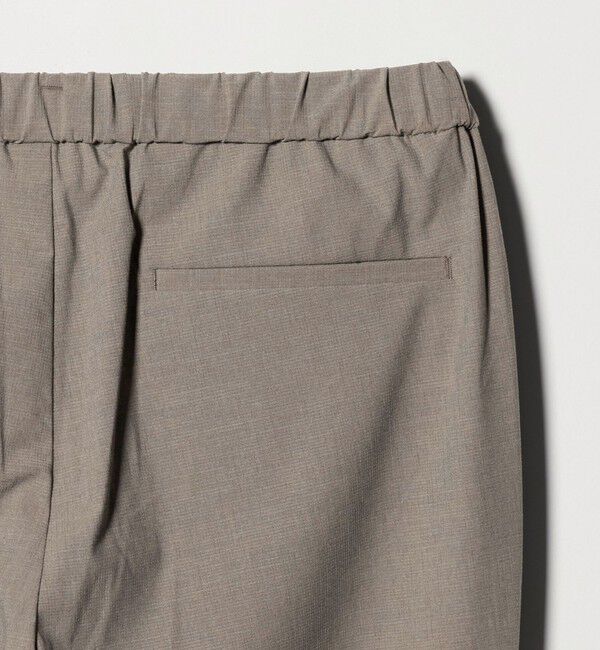 BEAUTY&YOUTH UNITED ARROWS「クールタッチ TR 1プリーツ イージーパンツ NO.5 ストレッチ 接触冷感」|チノ|