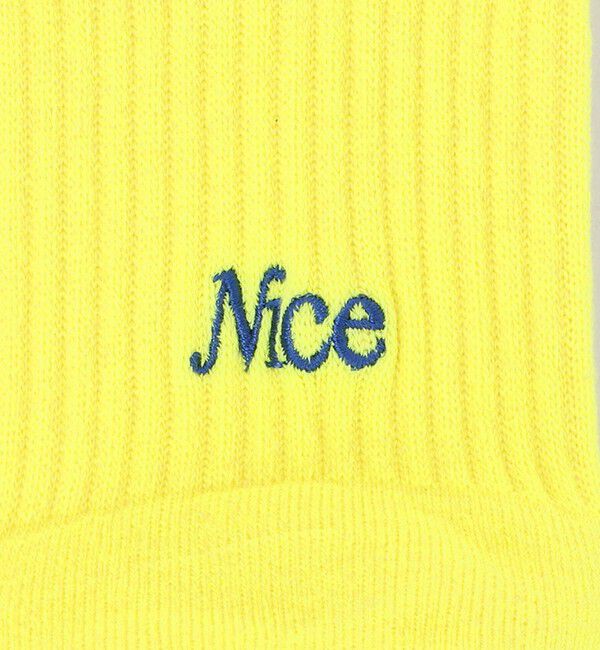NICE WEATHER「＜NICE WEATHER＞シグネチャーロゴ カラーショートソックス」|ソックス|