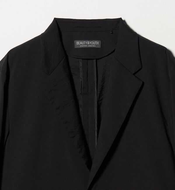 BEAUTY&YOUTH UNITED ARROWS「MIXTURE ナイロン コンフォート ジャケット ヨコストレッチ 撥水機能 ウォッシャブル セットアップ対応」|テーラードジャケット|